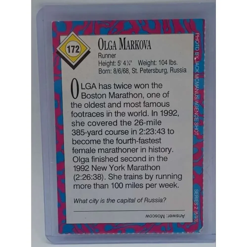 1993 Sports Illustrated for Kids #172 Olga Markova Card